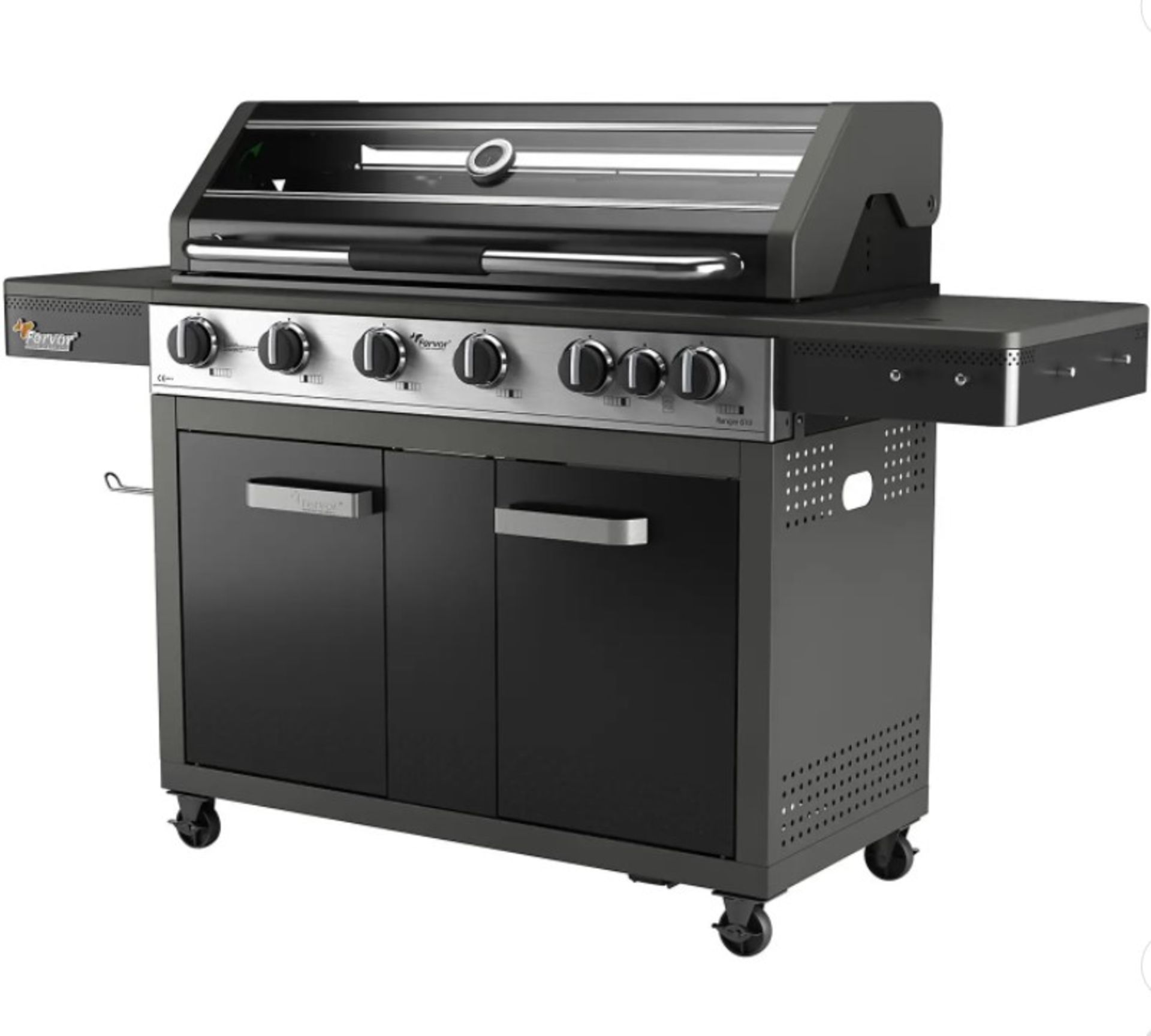 (8D) 1x Fervor Ranger 610 6 Burner Gas BBQ RRP £590. (H1170x D600x W1750mm). New, Unused Item That - Image 2 of 11