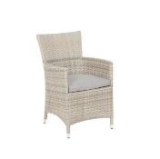 (6I) 2x Florence Collection Rattan Chair With 2x Cushion.