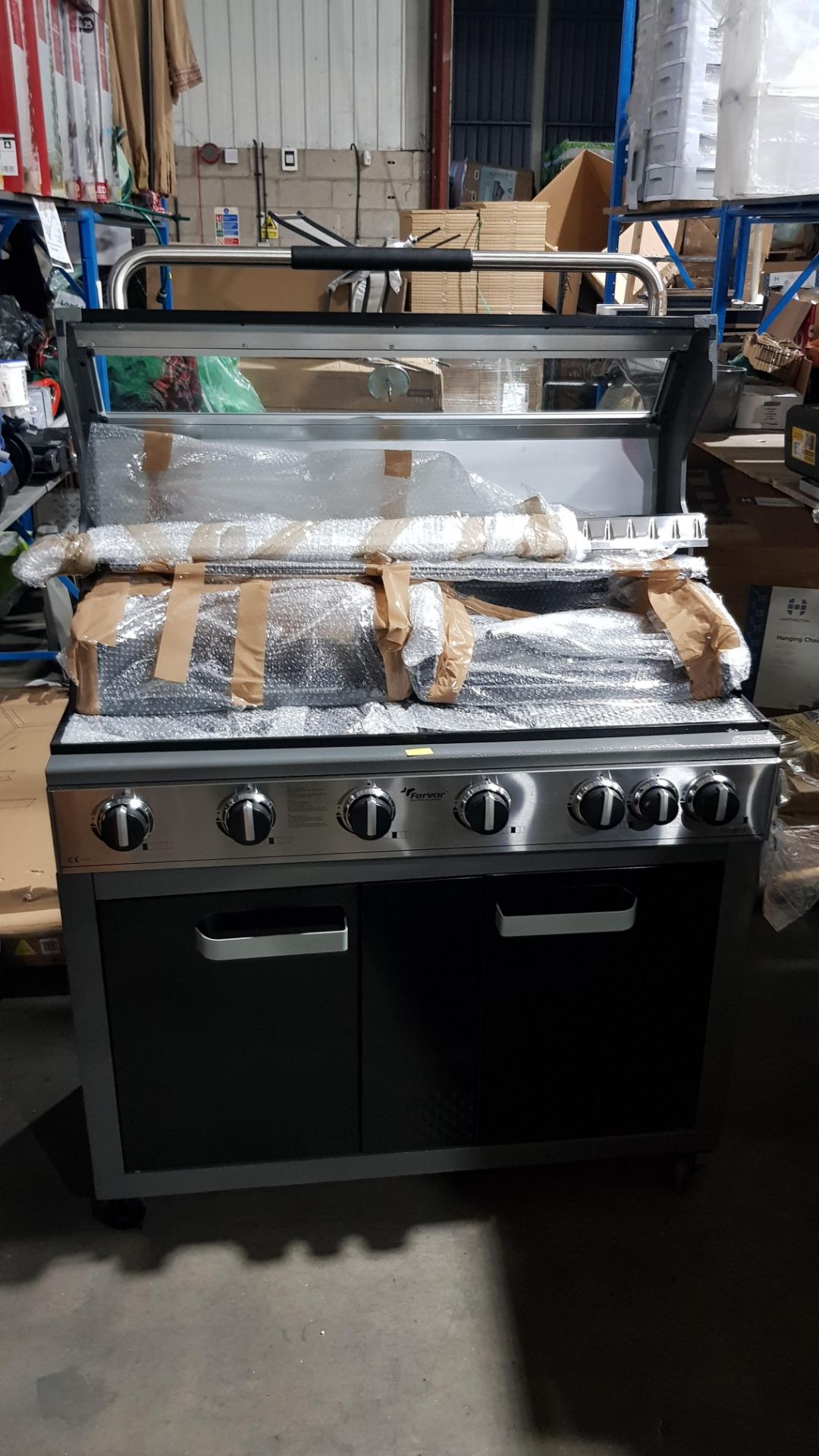 (8D) 1x Fervor Ranger 610 6 Burner Gas BBQ RRP £590. (H1170x D600x W1750mm). New, Unused Item That - Image 6 of 11