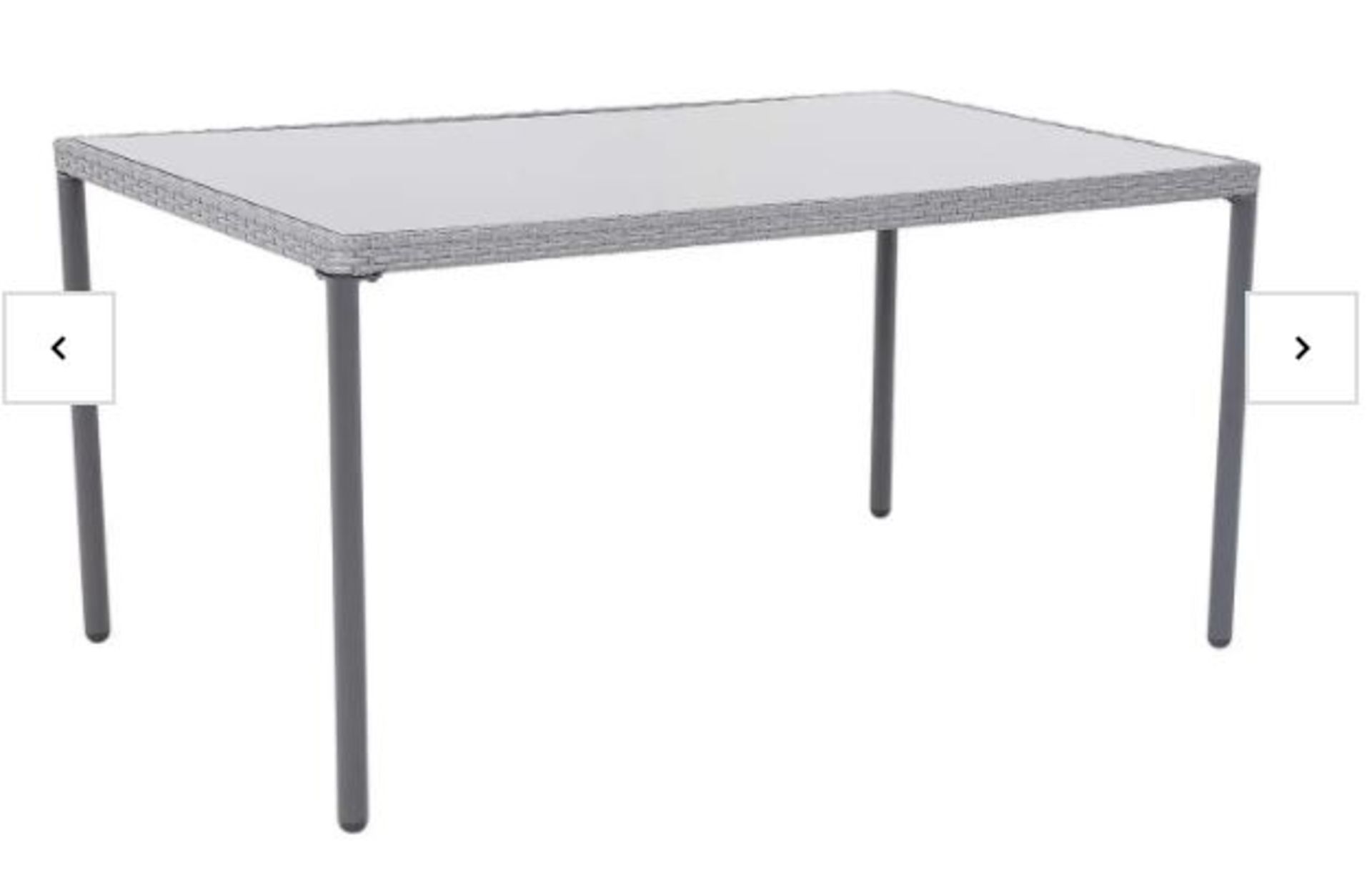 (P2) 1x Bambrick Rectangular Table. (H74x W150x D90cm). (Unsure If Fixings In Lot). - Image 2 of 3