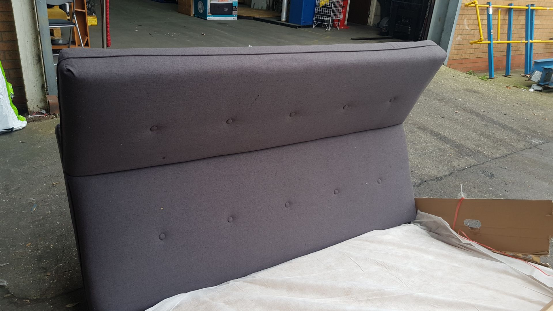 (P4) 1x Sindy Sofa Bed With Storage Charcoal RRP £300. (Sofa: H85x W200x D84cm). (Bed: H44x W200x D - Image 6 of 7
