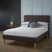 (16) 1x Metro Double Bed Frame Grey RRP £200. (H110x W143x L208cm). This Lot Contains 3x Units – Bo