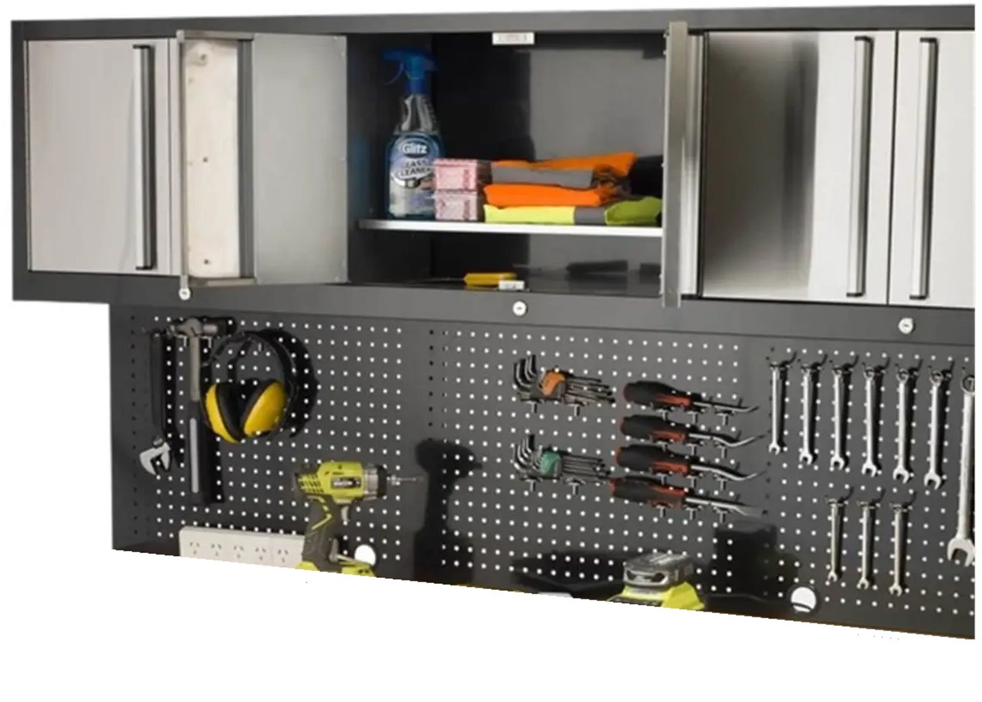 (4I) Ultimate Storage Steel Workshop System (Top Half Only). 72 inches / 1981mm Wide. Manufactured