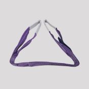 15 x 60MM VIOLET X 1 METRE WEB SLING WITH SEWN EYES X 1000 KG (WS1T1)