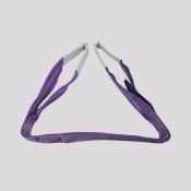 10 x 60MM VIOLET X 1 METRE WEB SLING WITH SEWN EYES X 1000 KG (WS1T1)