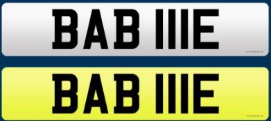 BAB 111E - Cherished Plate On Retention