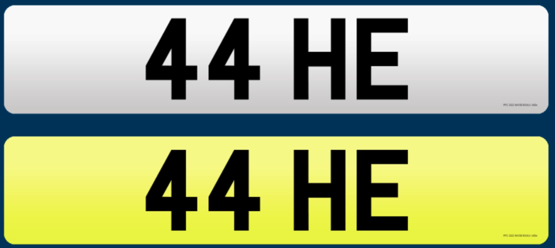44 HE - Cherished Plate On Retention