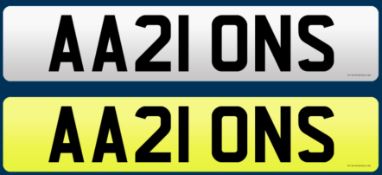 AA21 ONS - Cherished Plate On Retention