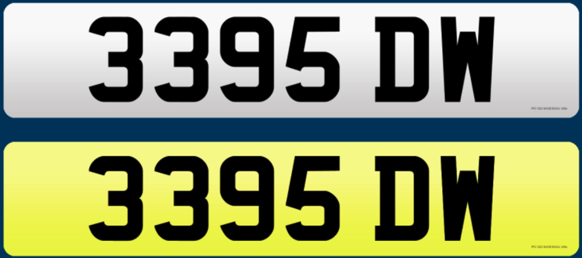 3395 DW - Cherished Plate On Retention