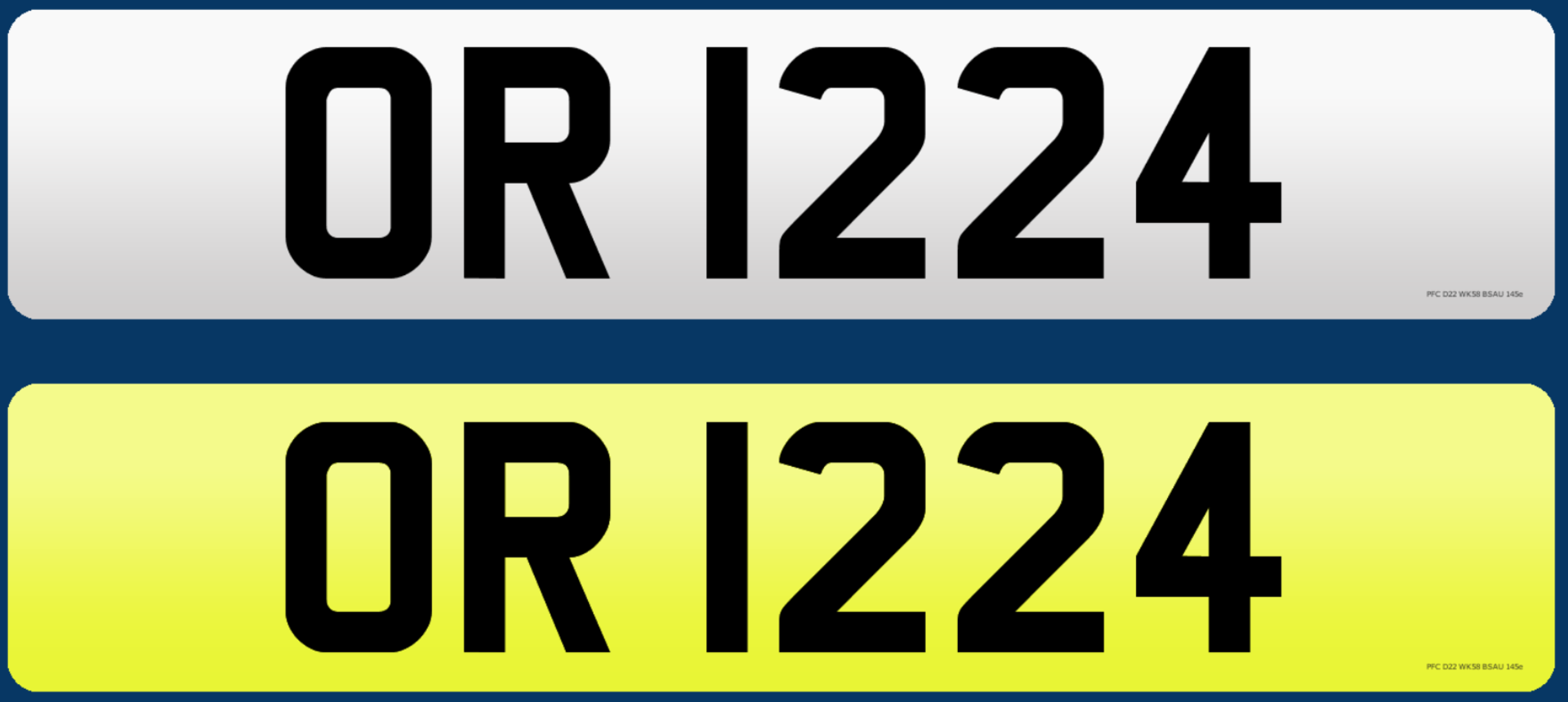 OR 1224 - Cherished Plate On Retention