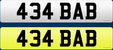 434 BAB - Cherished Plate On Retention