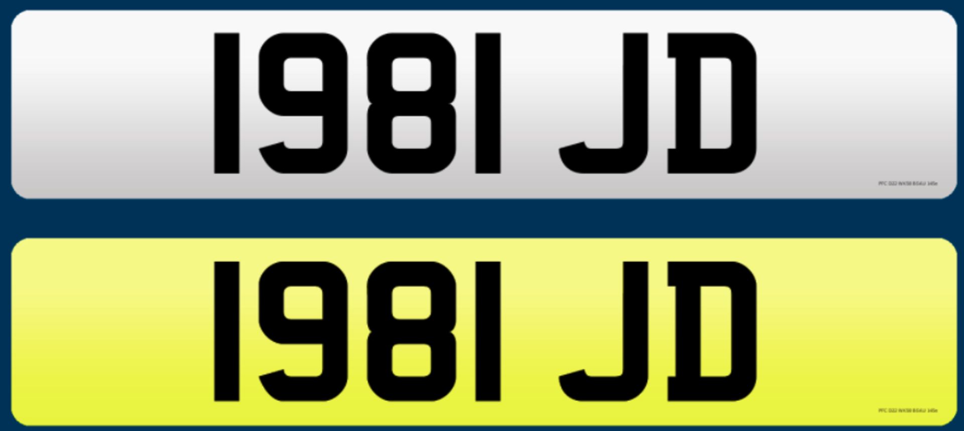 1981 JD - Cherished Plate On Retention