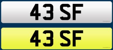 43 SF - Cherished Plate On Retention