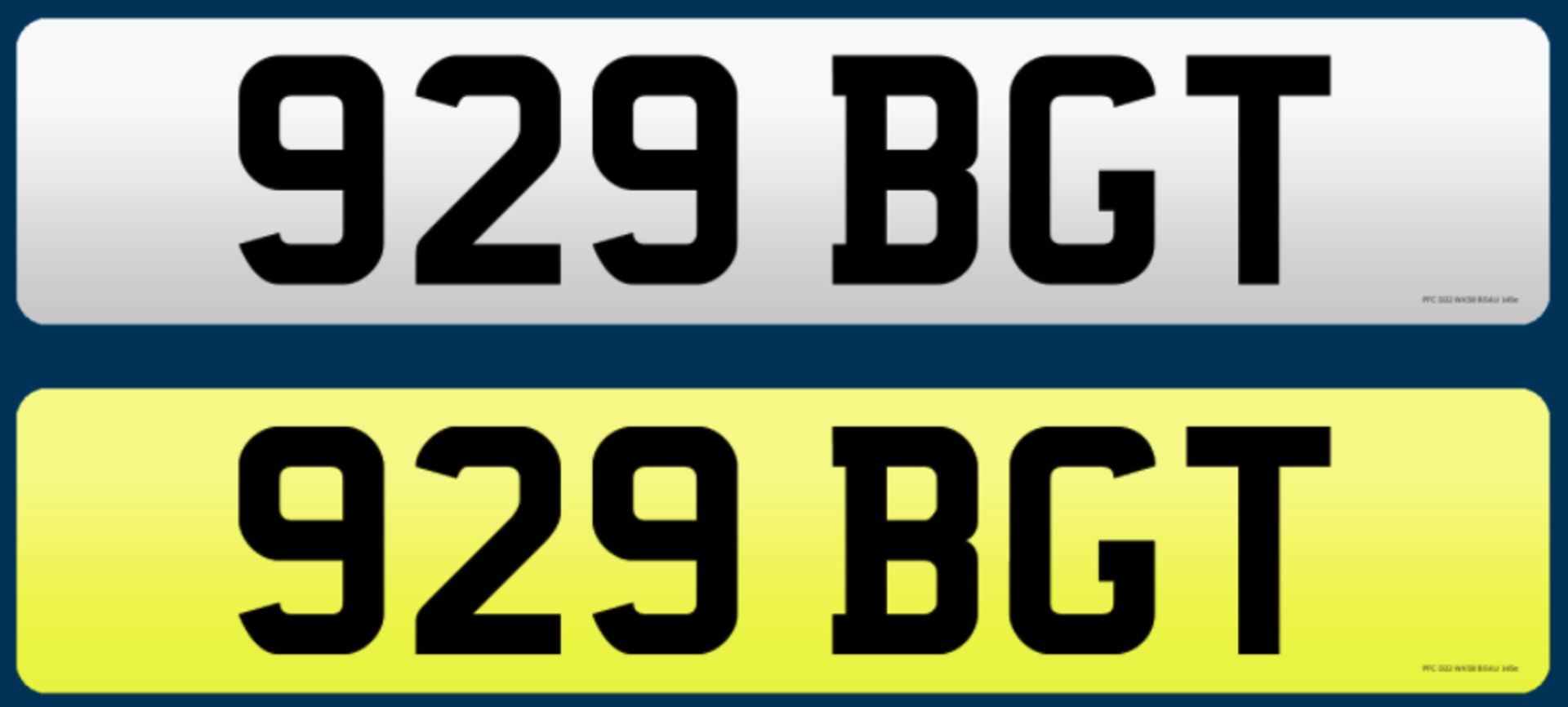 929 BGT - Cherished Plate On Retention