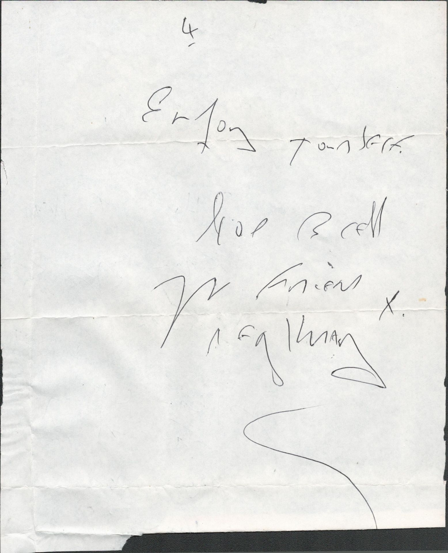Handwritten and Signed Prison Letter Reggie Kray