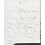 Handwritten and Signed Prison Letter Reggie Kray