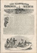 Antique 1847 Newspaper Irish Famine Funeral In Skibbereen Cork