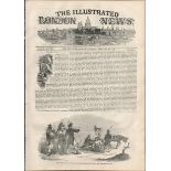 Antique 1847 Newspaper Irish Famine Funeral In Skibbereen Cork