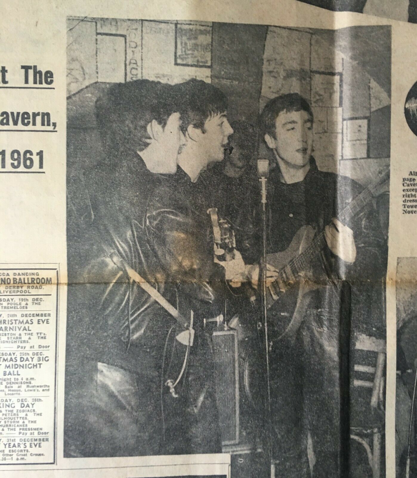 Rare Beatles 1963 Liverpool Newspaper The Year Of The Mersey Sounds - Image 6 of 9