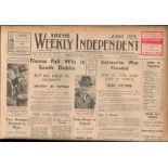 Irish Independence 1939 News WW2 GAA Reports, Adverts, RTE Guide-2