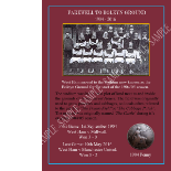 West Ham United 'Farewell To The Boleyn' 1904 Penny Metal Plaque