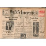 Irish Independence 1939 News WW2 GAA Reports, Adverts, RTE Guide-1