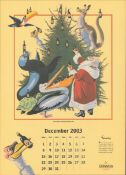 2003 Guinness Calendar Print John Gilroys Animals Characters *15