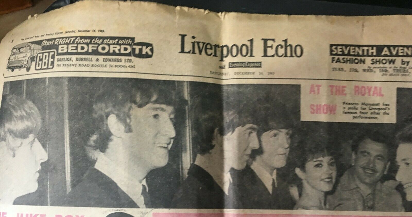 Rare Beatles 1963 Liverpool Newspaper The Year Of The Mersey Sounds - Image 3 of 9