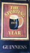 1979 Vintage Guinness Calendar Month Print _ The Sporting Year _