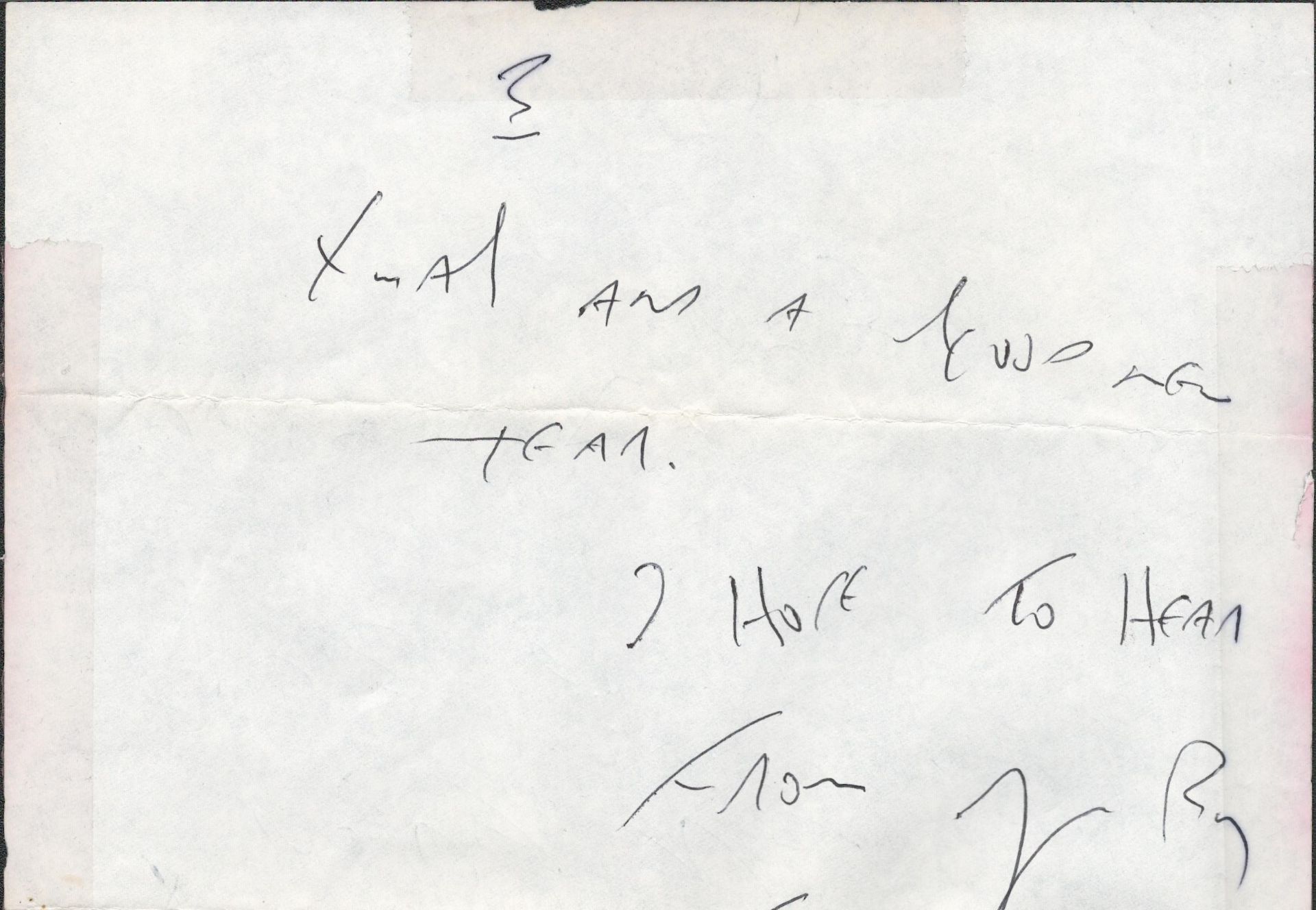 Handwritten and Signed Prison Letter Reggie Kray - Image 5 of 6