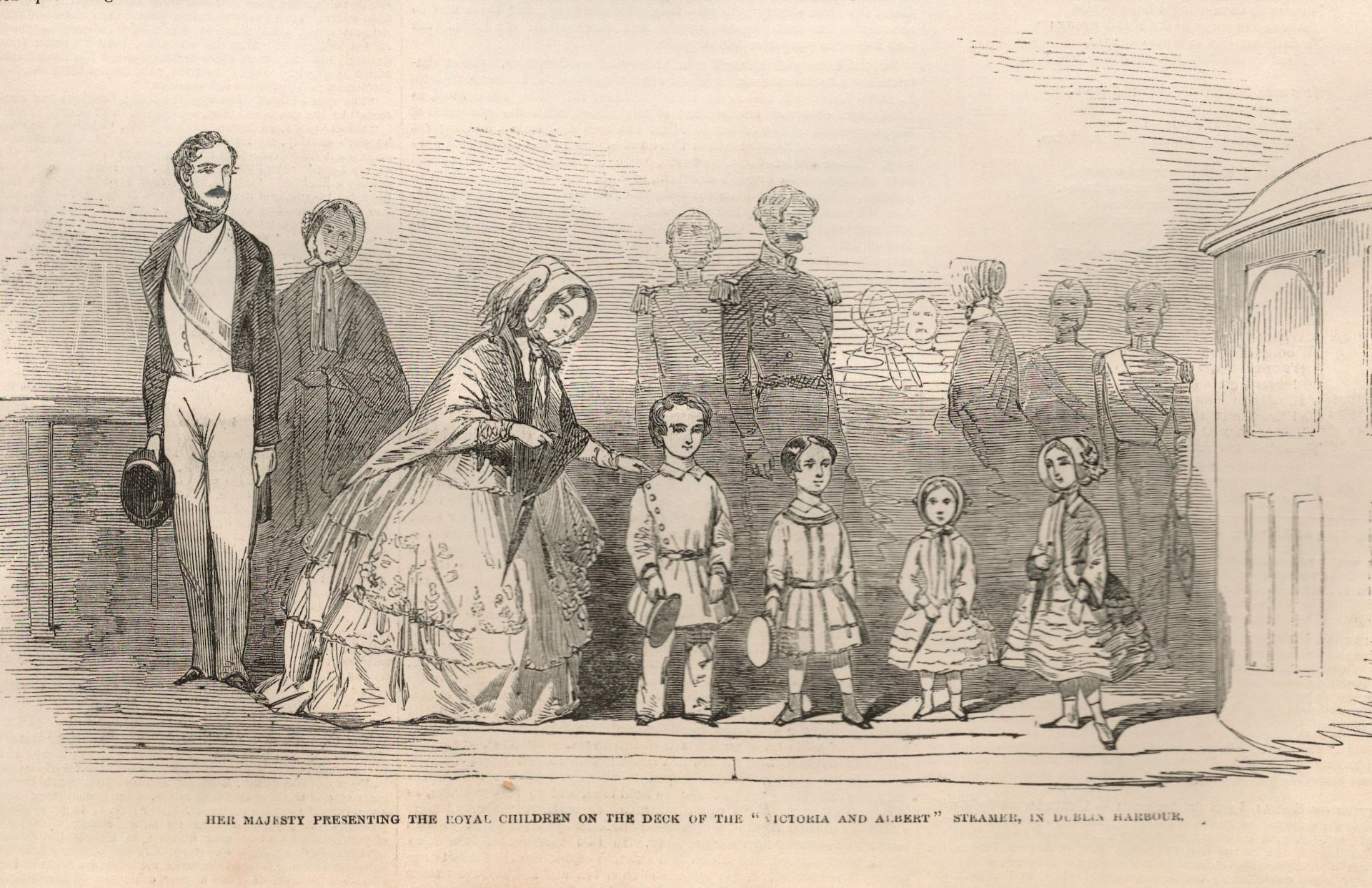 The Queens Visit to Ireland Special Edition 1849 Antique Newspaper - Image 16 of 24