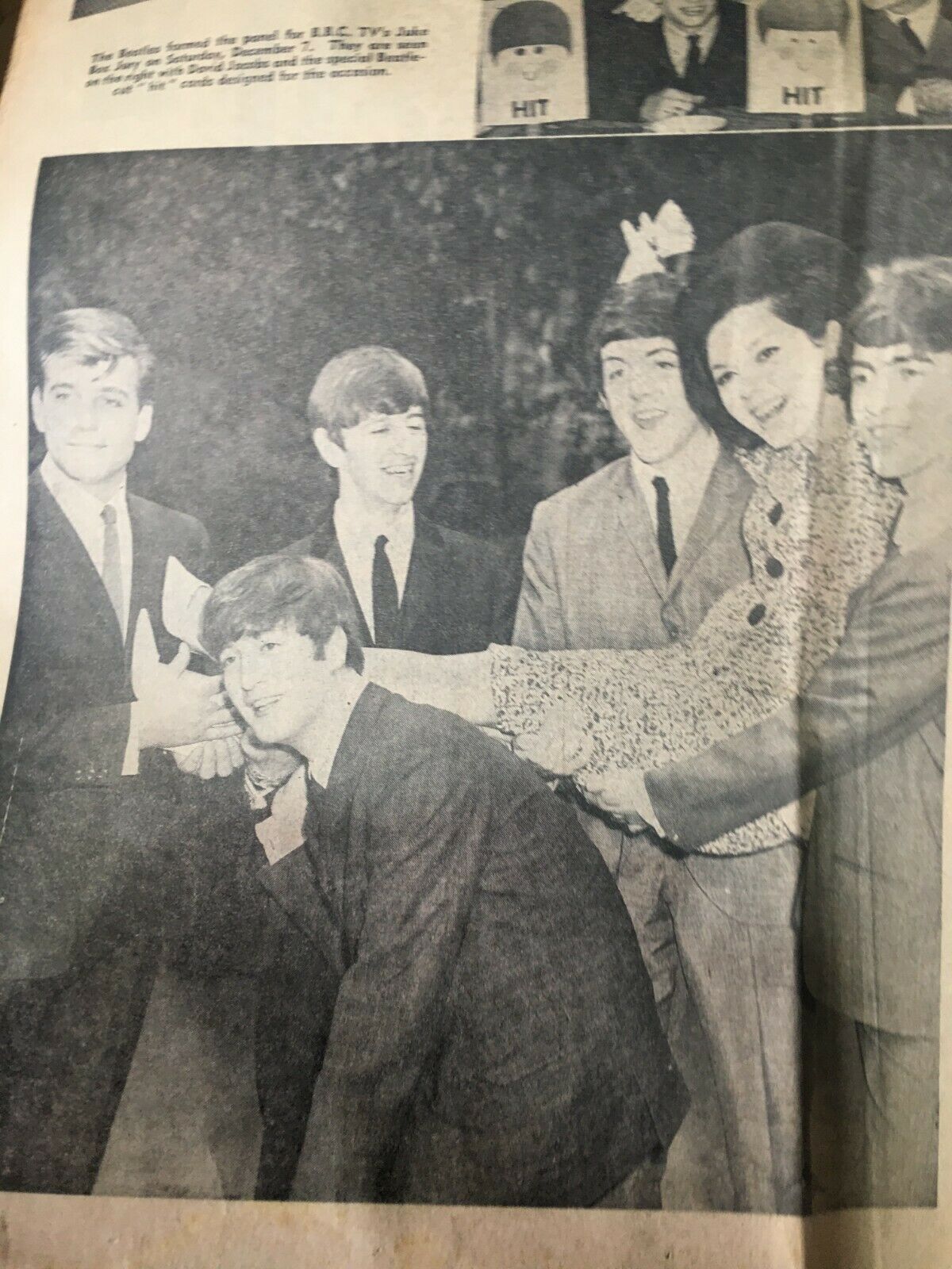 Rare Beatles 1963 Liverpool Newspaper The Year Of The Mersey Sounds - Image 5 of 9