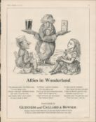 1958 Guinness Advertisement Print Alice in Wonderland G.E.2978.C