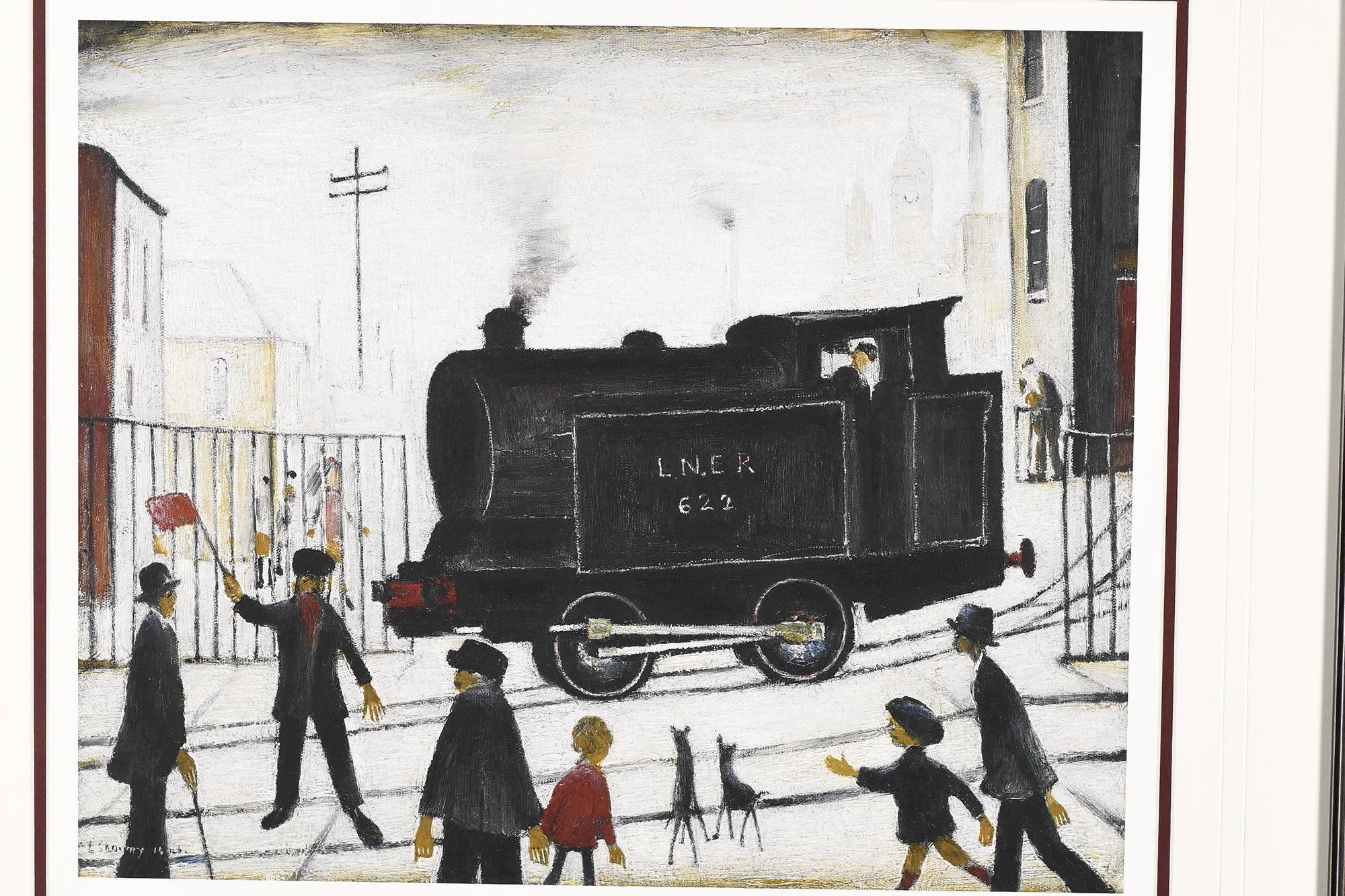 Limited Edition "Level Crossing, (1946)" by L.S. Lowry - Image 6 of 6