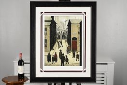 L.S. Lowry Limited Edition titled "The Steps, Irk Place, 1928"