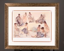 Limited Edition by Sir William Russell Flint. "Variations on a Theme"