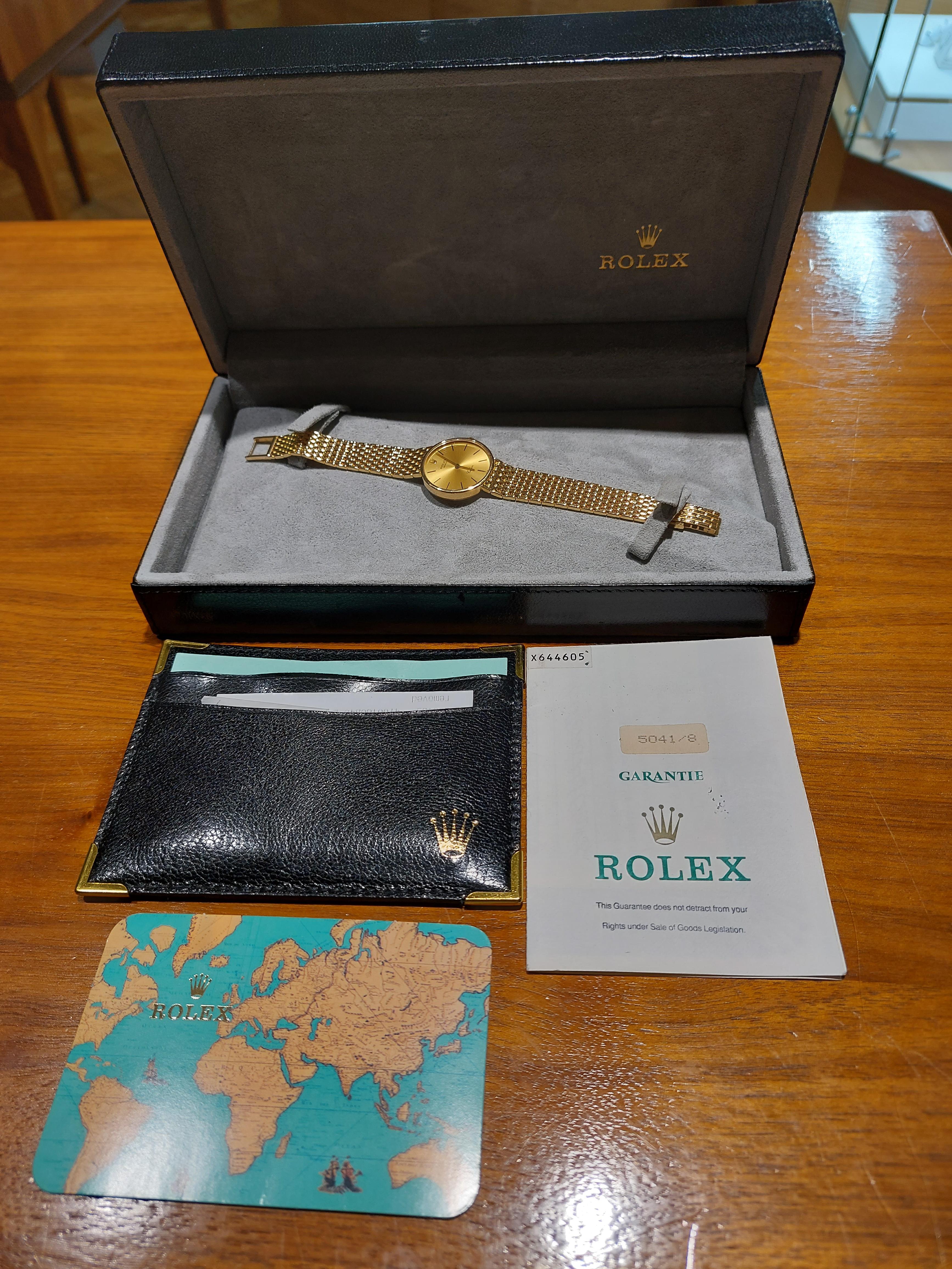 ROLEX 18ct Yellow Gold Ladies Cellini 5041/8 - Image 10 of 13