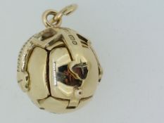 Vintage Masons Masonic 9ct (375) Gold Ball Fob or Pendant