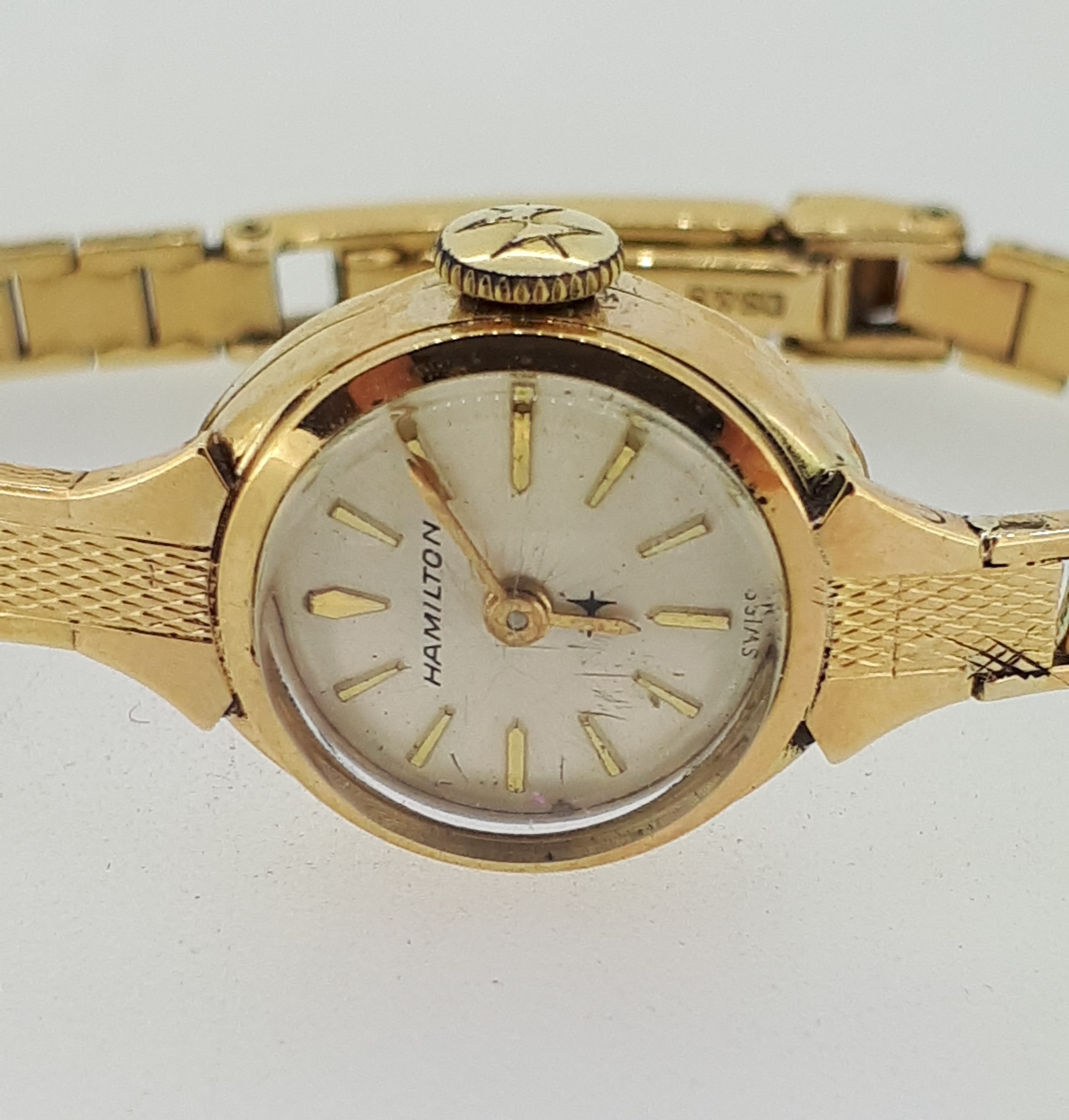 Vintage 9ct (375) Yellow Gold Hamilton Ladies Watch - Mechanical - Image 7 of 14