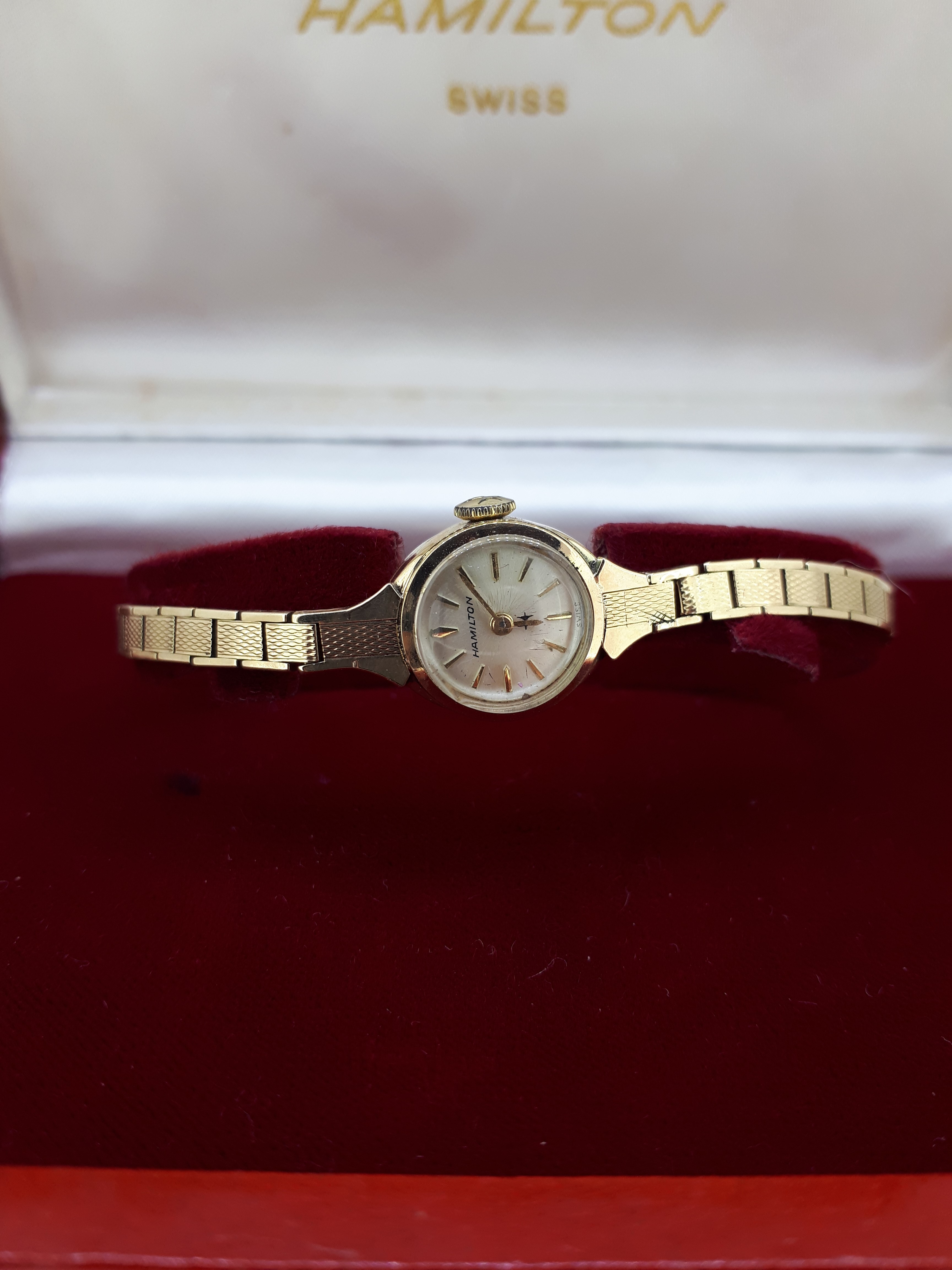 Vintage 9ct (375) Yellow Gold Hamilton Ladies Watch - Mechanical - Image 4 of 14