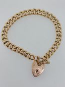 9ct (375) Gold Charm Bracelet with Lock Clasp