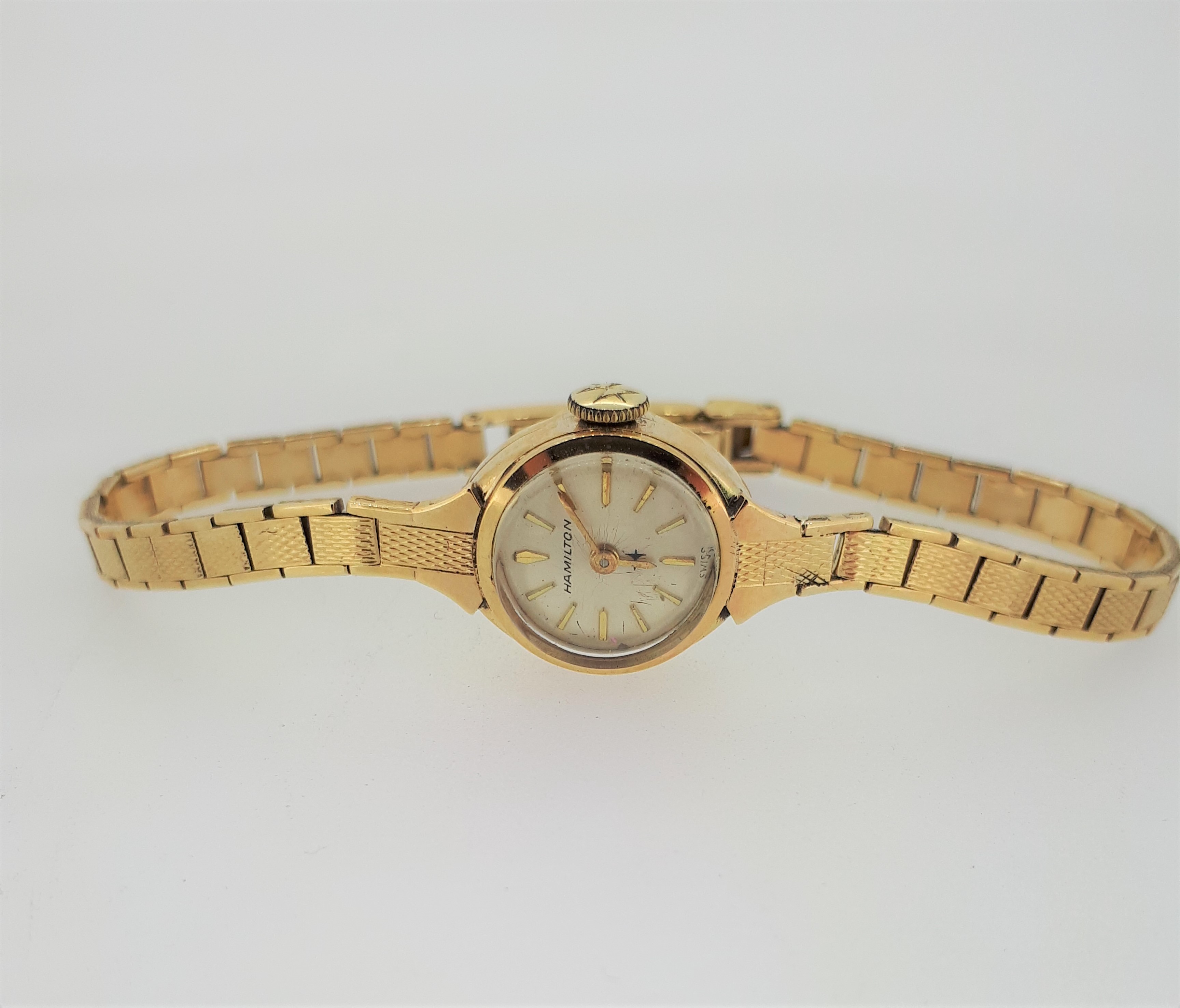 Vintage 9ct (375) Yellow Gold Hamilton Ladies Watch - Mechanical - Image 6 of 14