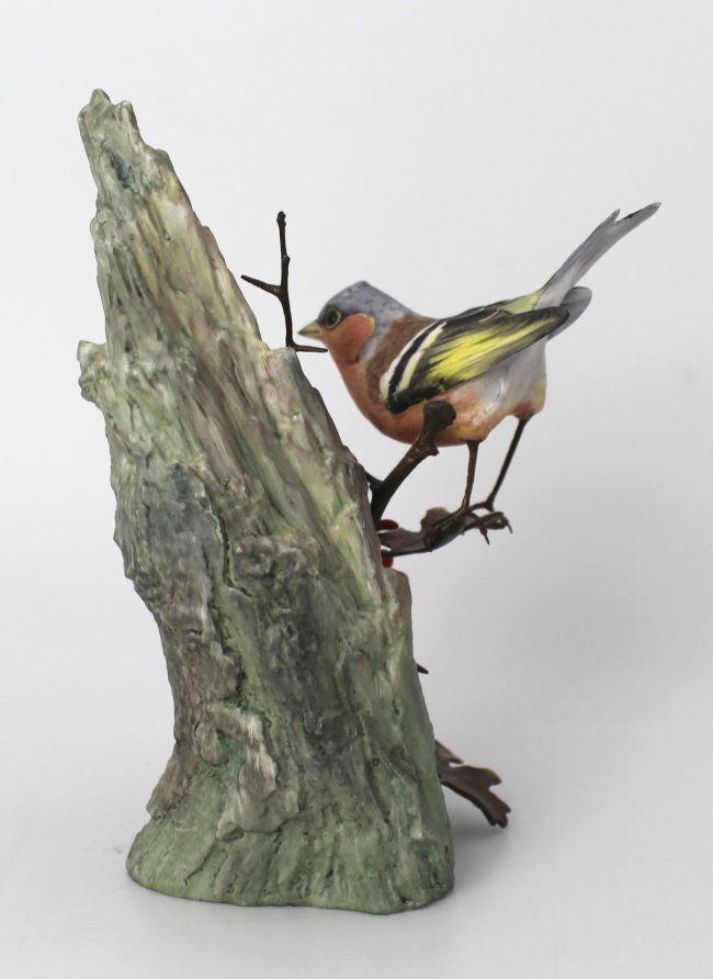 Albany Worcester Porcelain & Bronze Chaffinch - Image 3 of 6