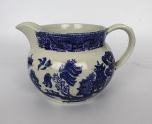 Victorian Blue & White Jug