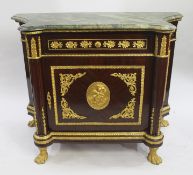 Louis XVI Style Marble Topped Side Cabinet with Ormolu Mounts