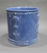 Large Blue Ceramic Planter