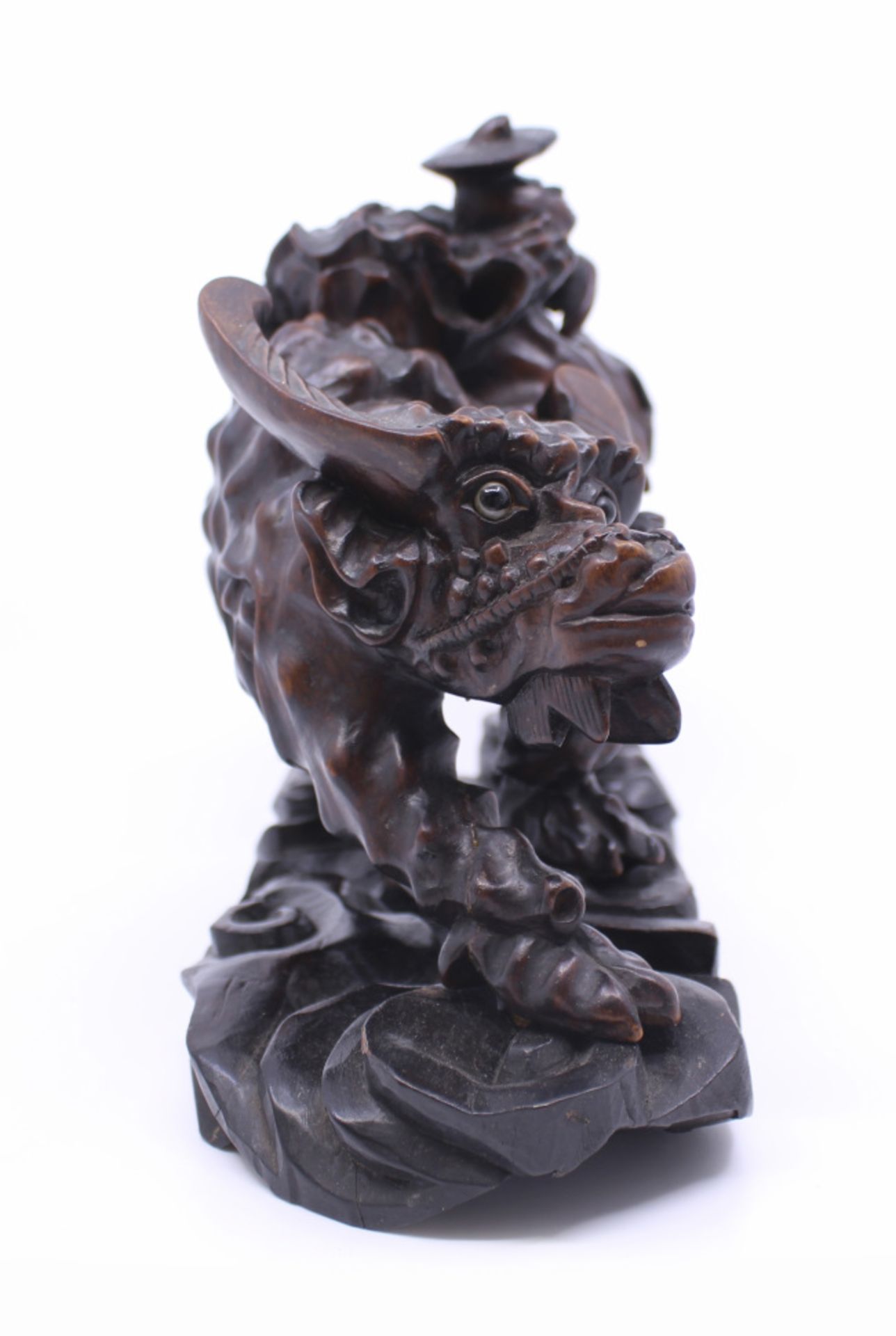 Chinese Carved Rootwood 19th c. Sculpture - Image 4 of 9