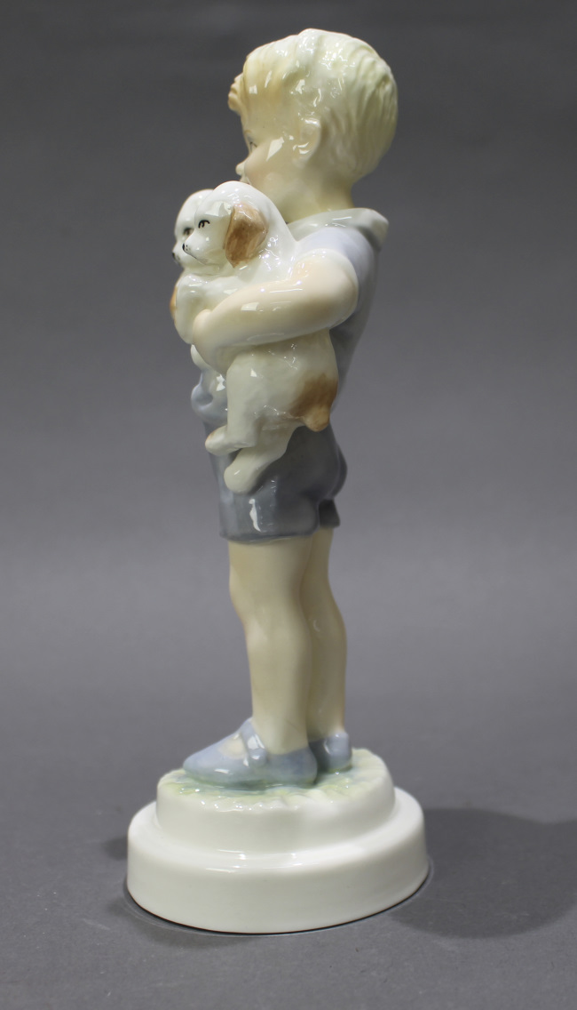 Royal Worcester Figurine Monday's Child Boy - Image 4 of 5