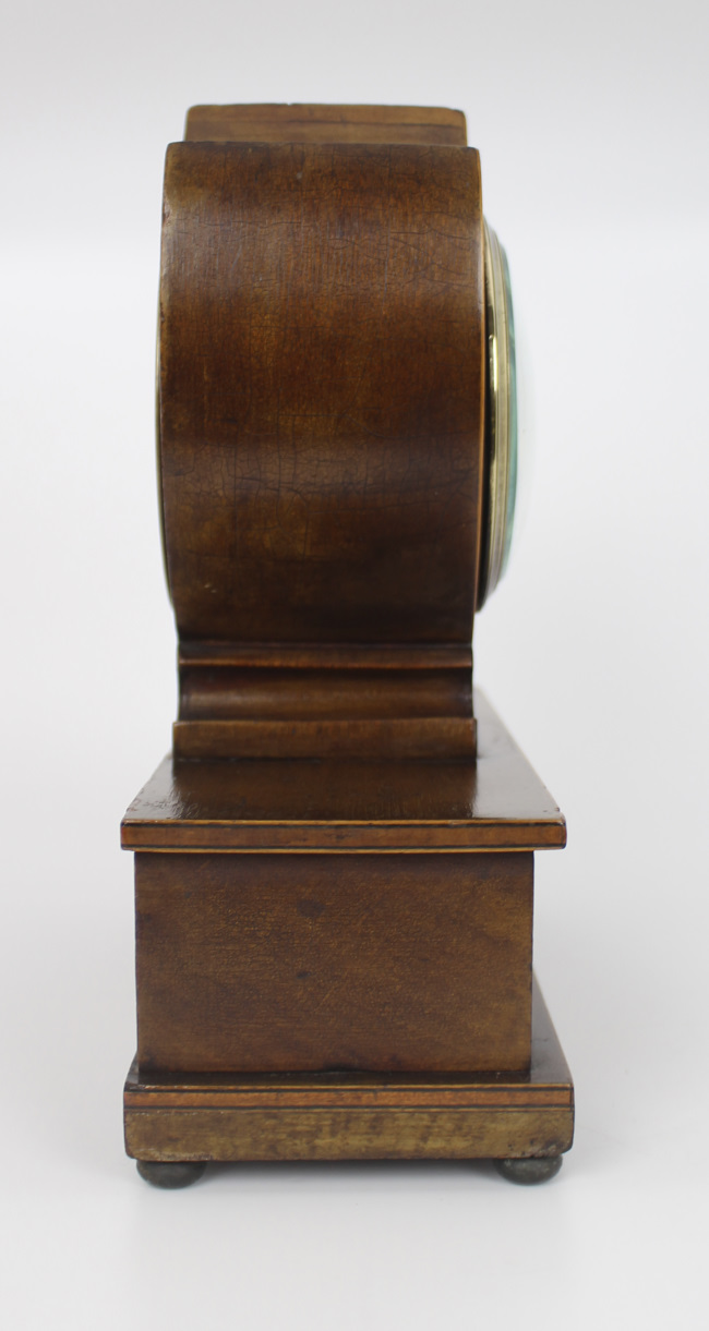 Elegant Inlaid Mahogany Mantle Clock by Wray, Son & Perry c.1900 - Image 3 of 10