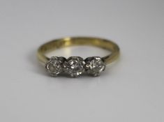 Three Stone Diamond Ring